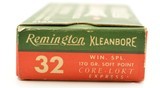 Full Box Remington UMC Kleanbore 32 Winchester Special Ammo 32 SPL - 3 of 7