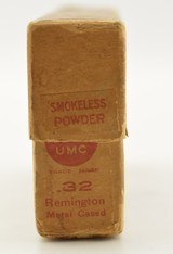 Scarce Remington UMC Partial Box 32 Remington Autoloading Ammo 16 Roun - 4 of 6