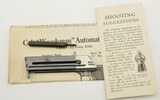 Excellent Pre War Colt Woodsman Sport Pistol Full Set 1935 - 15 of 15