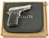 Excellent Beretta Model 21 Bobcat Inox 22 LR Pistol 7rd LNIB - 1 of 13