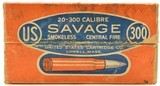US Cart. Co. 300 Savage Ammunition 18 Rounds Lowell, Mass - 3 of 7