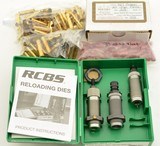 RCBS 3-Die steel set .32-20 Win RN P/N 18105 W/ cases/bullets - 1 of 8