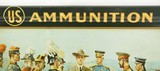 Rare United States Cartridge Co. Advertising Tin Sign - 2 of 14