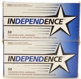 Independence 45 Auto Ammunition 230 GR FMJ 100 Rounds - 1 of 3