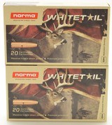 Norma Whitetail 243 Win Ammo 100 Grain Soft-Point 40 Rounds - 1 of 3