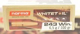 Norma Whitetail 243 Win Ammo 100 Grain Soft-Point 40 Rounds - 2 of 3