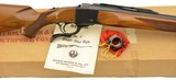 Pre-Warning Ruger No. 1-B Rifle in 6mm Remington w/ Box and Letter - 1 of 15