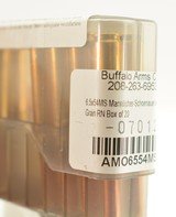 Buffalo Arms Co. 6.5X54MS Mannlicher ammo 160gr. RN 36 Rnds - 2 of 4