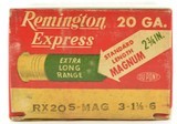 Vintage Full Box of Remington Express Magnum 20ga Standard Length - 2 of 7