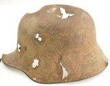 Original WW1 German Helmet M16 Cut in Half - 2 of 6