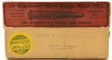 Rare Winchester 1894 Circa 1897-98 Box 30 Short Range Ammo - 1 of 9