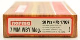Norma 7mm Weatherby Magnum Ammunition 154 Gr SP Spire Point 20 Rds - 2 of 3