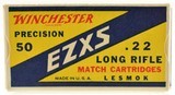 Excellent Winchester Precision 50 EZXS Match .22 Ammo - 1 of 7