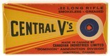 CIL Central V's 22 LR 1937 Box - 1 of 8