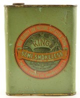 King Powder Company Semi-Smokeless Powder Tin Cincinnati OH 1899 - 1 of 5