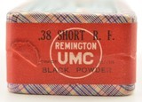 Beautiful Sealed Remington UMC 38 Short Rim Fire Ammo Full Fabric Box - 3 of 6