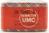 Beautiful Sealed Remington UMC 38 Short Rim Fire Ammo Full Fabric Box - 5 of 6