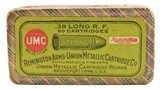 Full Sealed Remington UMC 38 Long Rim Fire RF Black Powder Fabric Box - 1 of 6