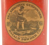 Rare Hazard Powder Company Sea Shooting Gun Powder Tin - 2 of 6