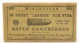 Winchester 38 Short Rim Fire Ammo 11-13 Date Code Full Box - 1 of 7