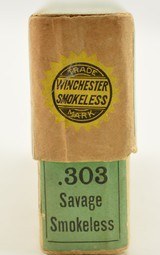 Very Nice Winchester Box of Savage 303 Ammo Empty Cases - 5 of 8