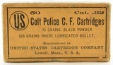 Full Box U.S. Cartridge Co. 32 Cal Police Ammo Black Powder - 1 of 7