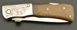 Custom Engraved Lockback Folding Knife Zolan McCarty Thomaston, GA - 1 of 9
