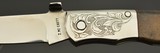 Custom Engraved Lockback Folding Knife Zolan McCarty Thomaston, GA - 4 of 9