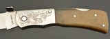 Custom Engraved Lockback Folding Knife Zolan McCarty Thomaston, GA - 3 of 9