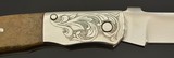 Custom Engraved Lockback Folding Knife Zolan McCarty Thomaston, GA - 7 of 9