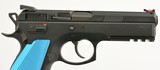 Excellent Blue CZ 75 SP-01 Pistol 9mm Original Box 2 – 21 Round Mags - 3 of 12