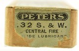 Full Box Peters 32 S&W Ammunition 88 Grain Round Nose Lead - 3 of 7