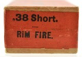 Excellent Sealed Box Peters 38 Short Rim Fire Ammunition Black Powder - 5 of 6