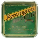 Remington Limited Edition 22 High Velocity Rim Fire Tin - 1 of 5