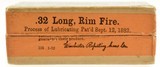 Scarce Winchester 32 Long Rim Fire Black Powder “For Rifles" Ammo - 5 of 8