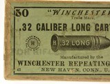 Scarce Winchester 32 Long Rim Fire Black Powder “For Rifles" Ammo - 2 of 8