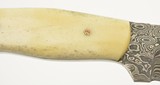 Montana Territory Knife Damascus 4" Skinning Blade Buffalo - 5 of 9