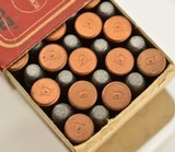 Excellent Full Box Remington UMC 25 Stevens Short RF Black Powder - 6 of 6