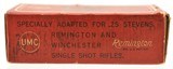 Excellent Full Box Remington UMC 25 Stevens Short RF Black Powder - 2 of 6