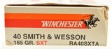 Winchester Ranger SXT 40 Smith & Wesson 165gr. CE (50) - 2 of 3