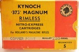 Kynoch 375 H&H Magnum Ammo 235 Grain Copper Point 25 Rounds - 2 of 5