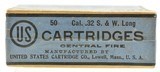 Excellent Sealed U.S. Cartridge Co. 32 S. & W. Long CF Ammo Lowell Mas - 4 of 6
