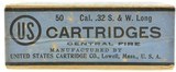 Excellent Sealed U.S. Cartridge Co. 32 S. & W. Long CF Ammo Lowell Mas - 2 of 6