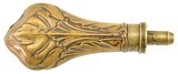 J. Matthewman Brass and Copper Powder Flask Foliage #654 - 1 of 6