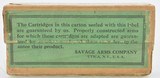 Early Rare 303 Savage Box Ammunition No. 1 Metal Covered Full - 6 of 8