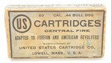 Rare Full Box 44 Bull Dog US Cartridge Lowell, Mass Ammo - 1 of 7