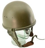 East German Wz.63 Paratrooper Helmet with Liner - 1 of 7