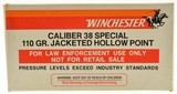 Vintage Winchester 38 Special Treasury Department LE 110gr. HP - 1 of 4