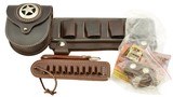 Cowboy Action Speed Loading Leather Gear Shotgun, Pistol - 1 of 8