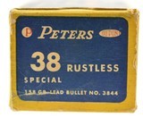 Peters Rustless 38 Special Ammo 158 Gr Lead Full Box - 2 of 5